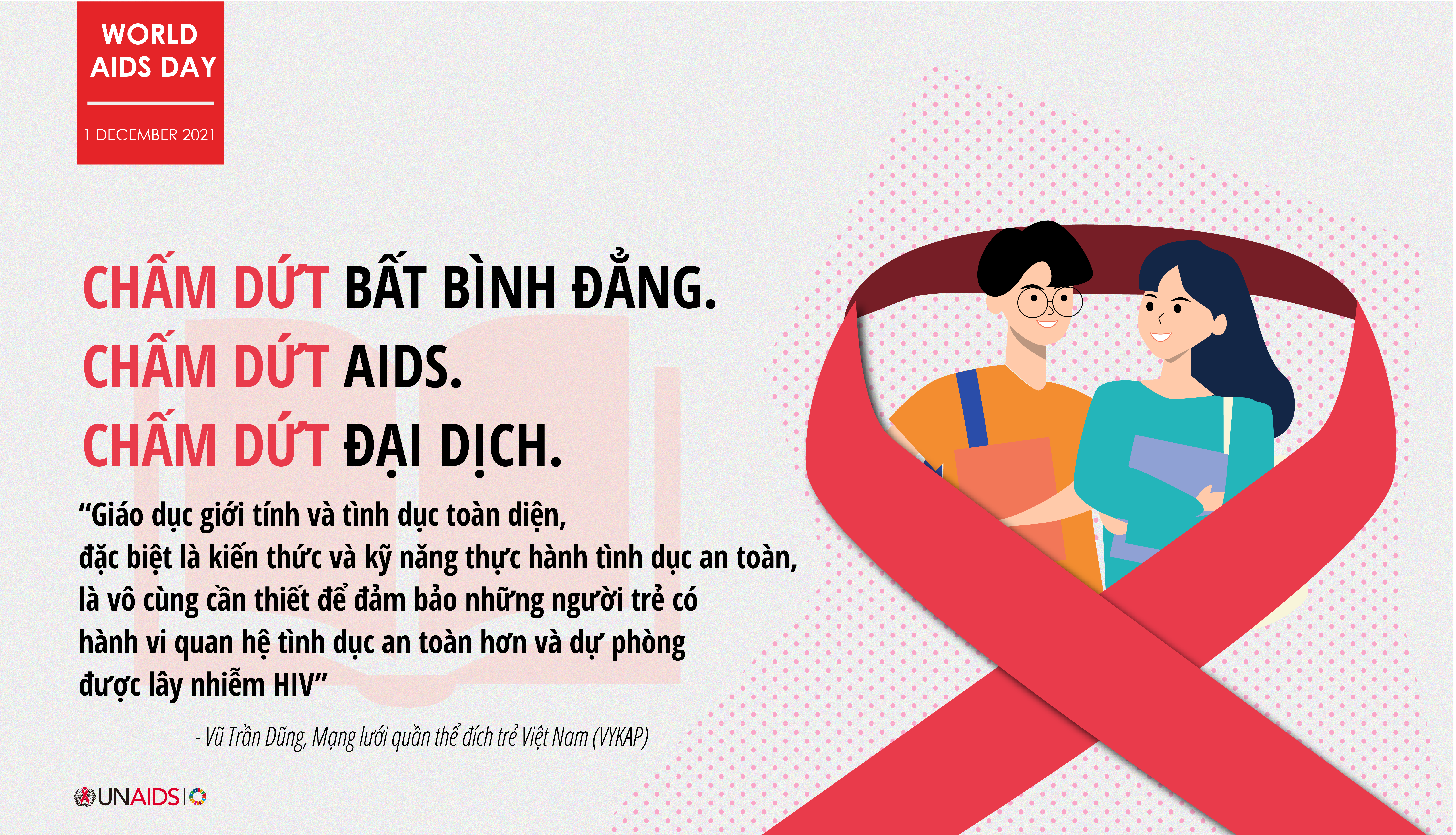 Nguy cơ nhiễm HIV là có thật do những khoảng trống trong kiến thức về sức khỏe tình dục và HIV của thanh niên Việt Nam 