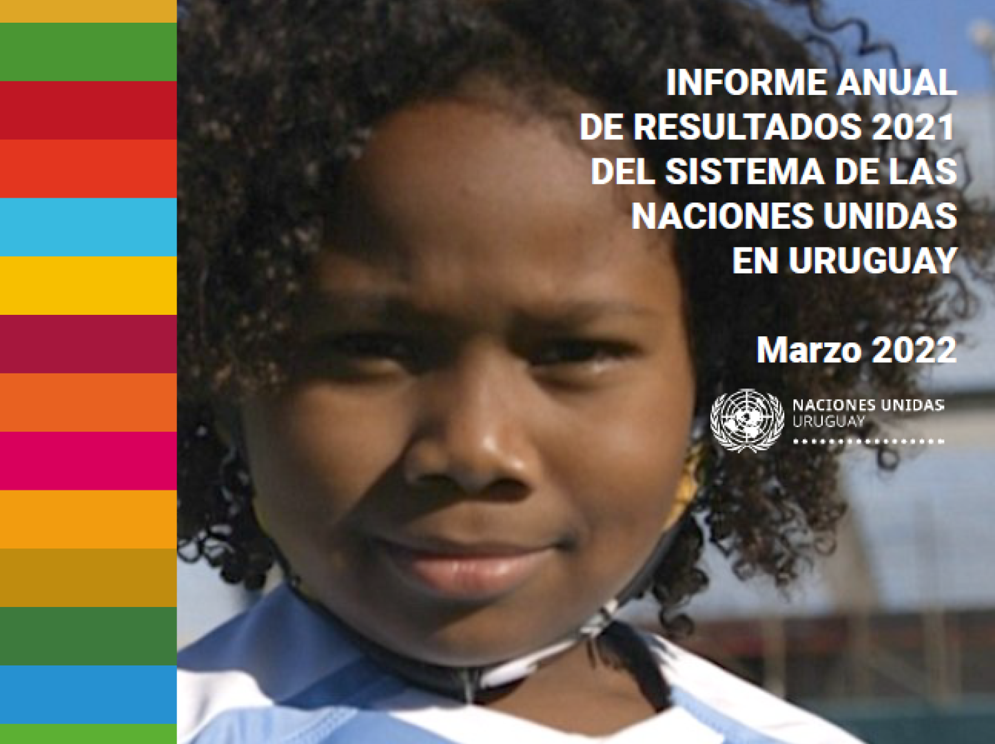 Portada del informe anual de resultados. 