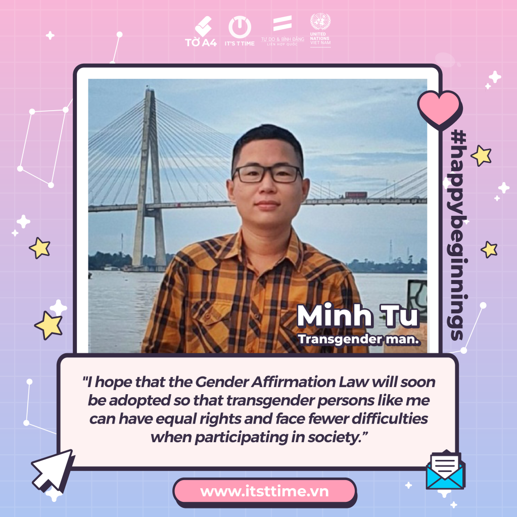 Minh Tu - Transgender man