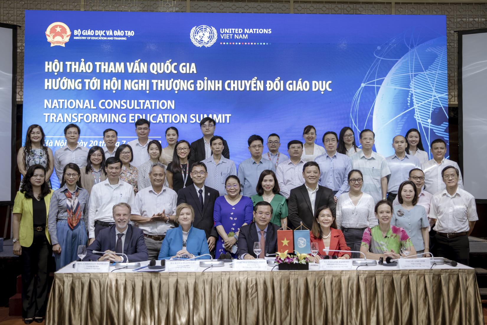 The Viet Nam National Consultation Workshop on Transforming Education
