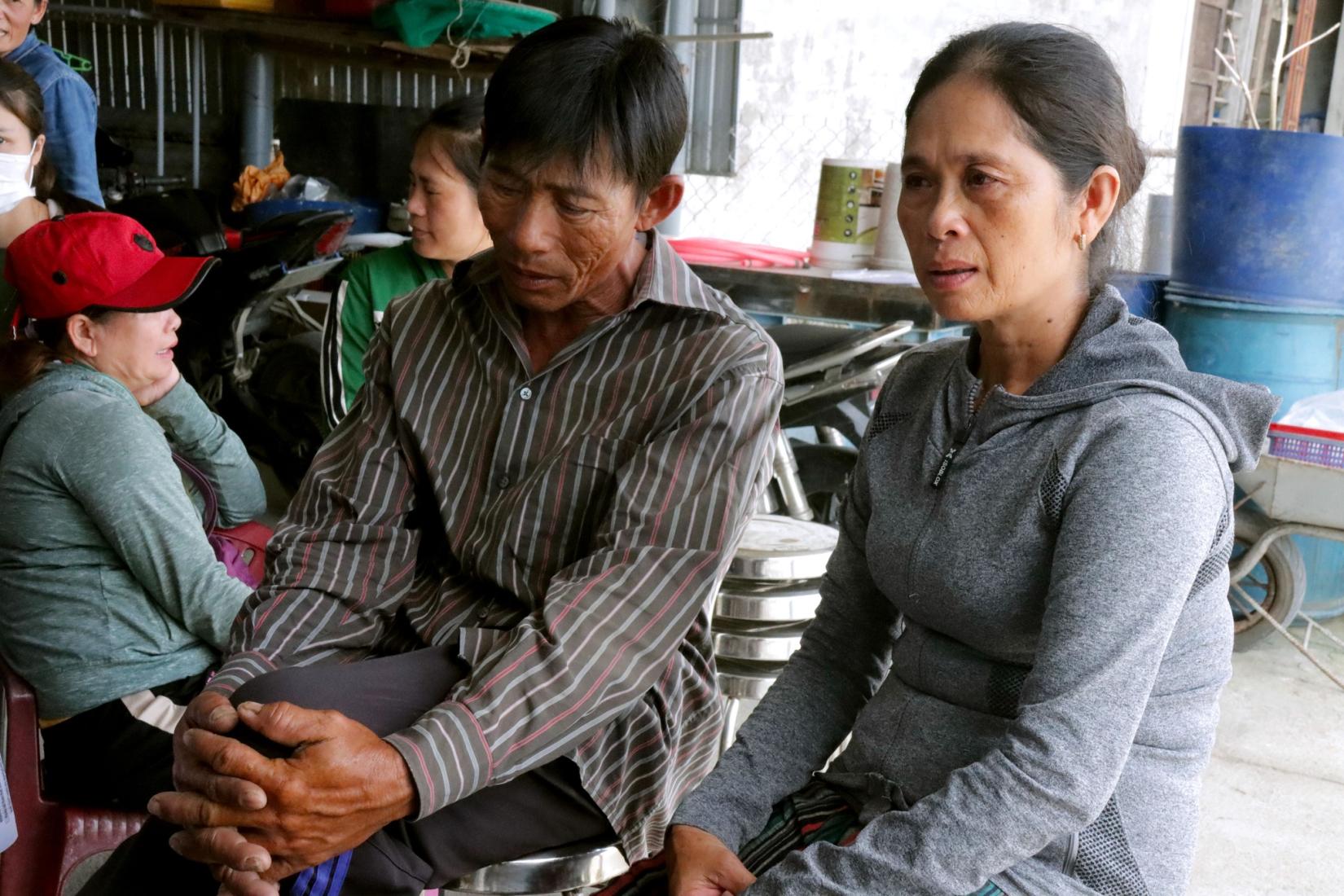 Bang (right) and her husband