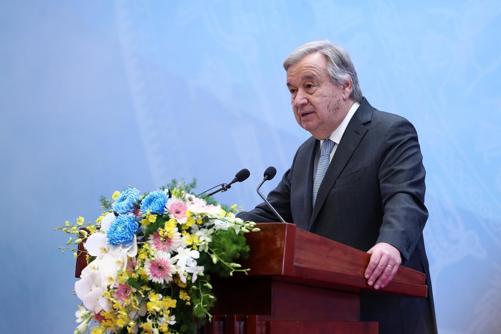 The UN Secretary-General, António Guterres