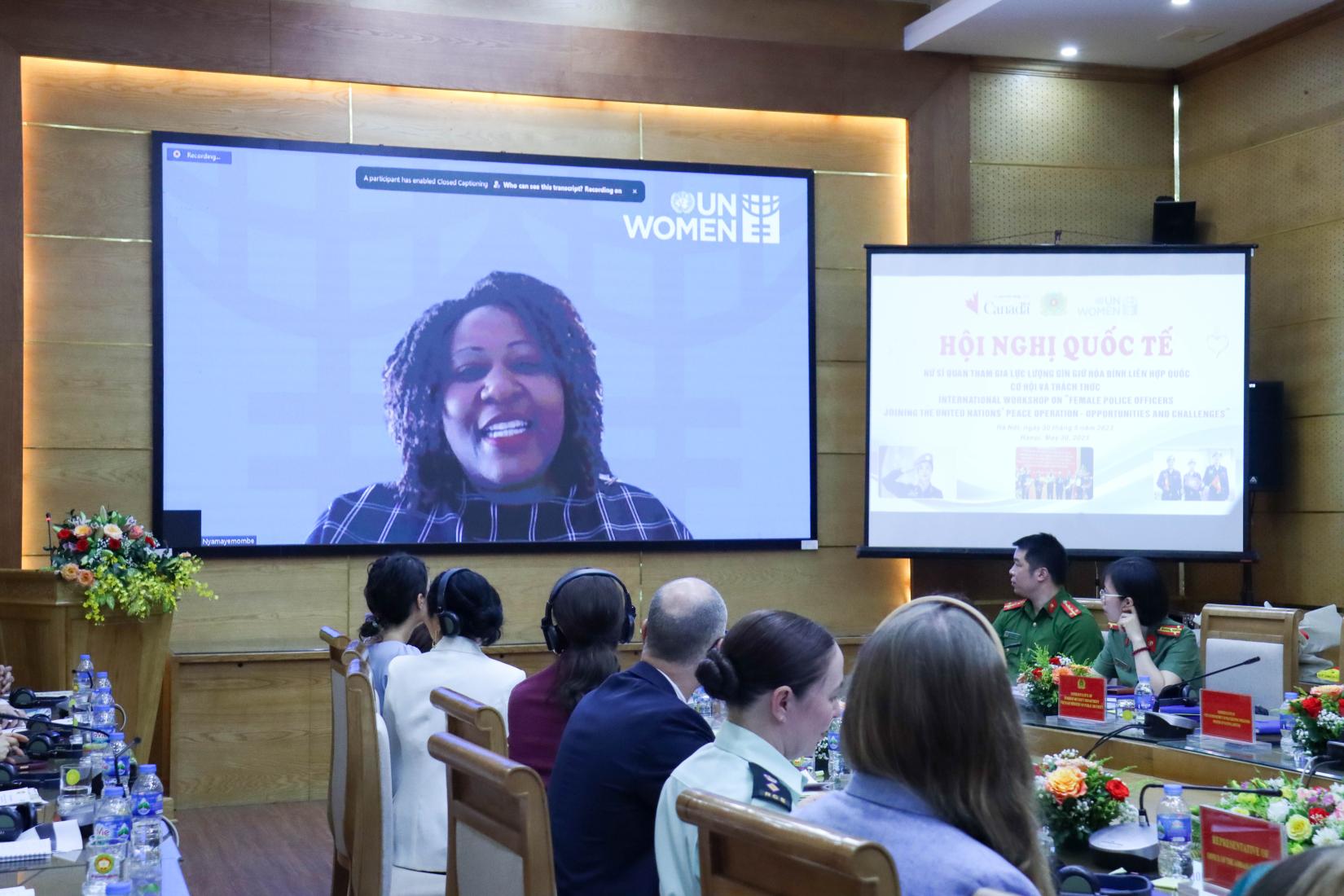 Ms. Caroline Nyamayemombe, acting Interim UN Women Representative in Viet Nam