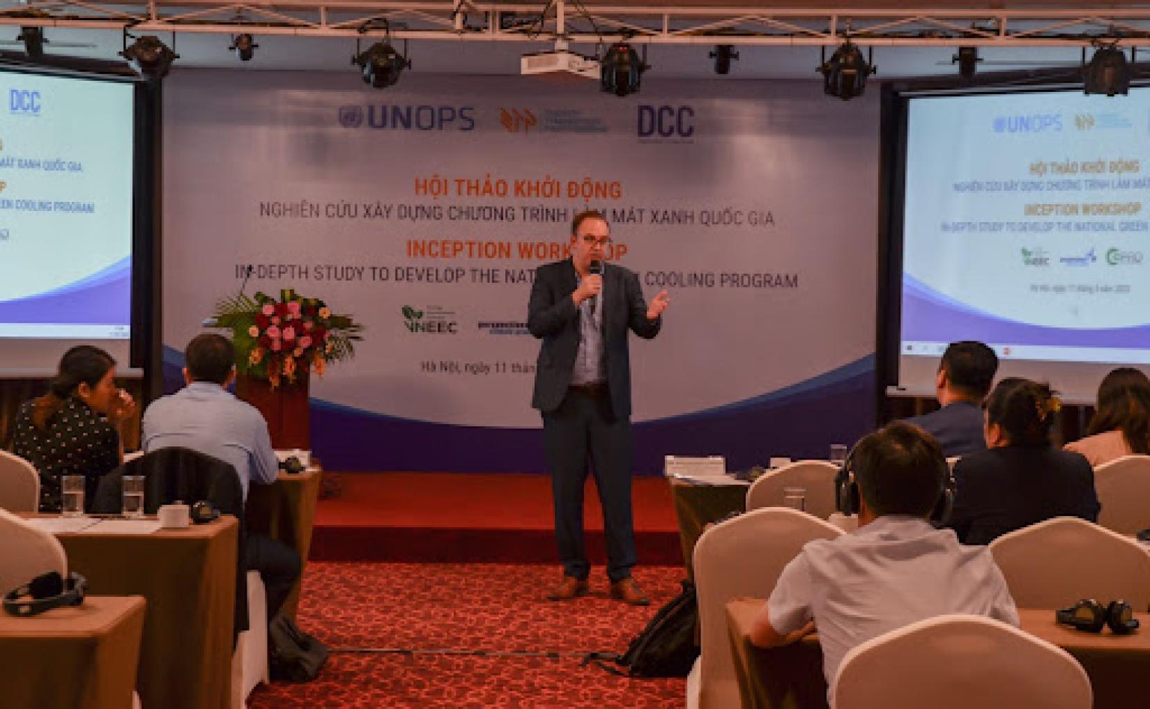Speaker at the workshop