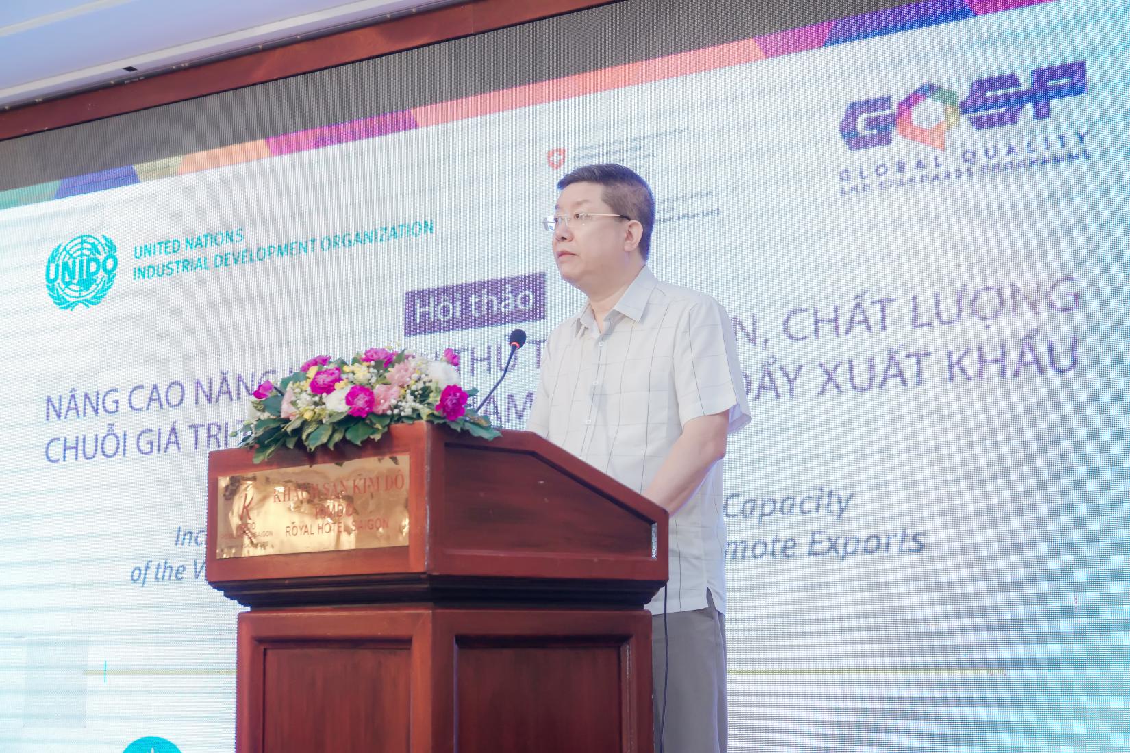 Mr. Le Thanh Hoa, Deputy Director of National Agro-Forestry-Fishery Quality, Processing and Market Development Authority, Ministry of Agriculture and Rural Development