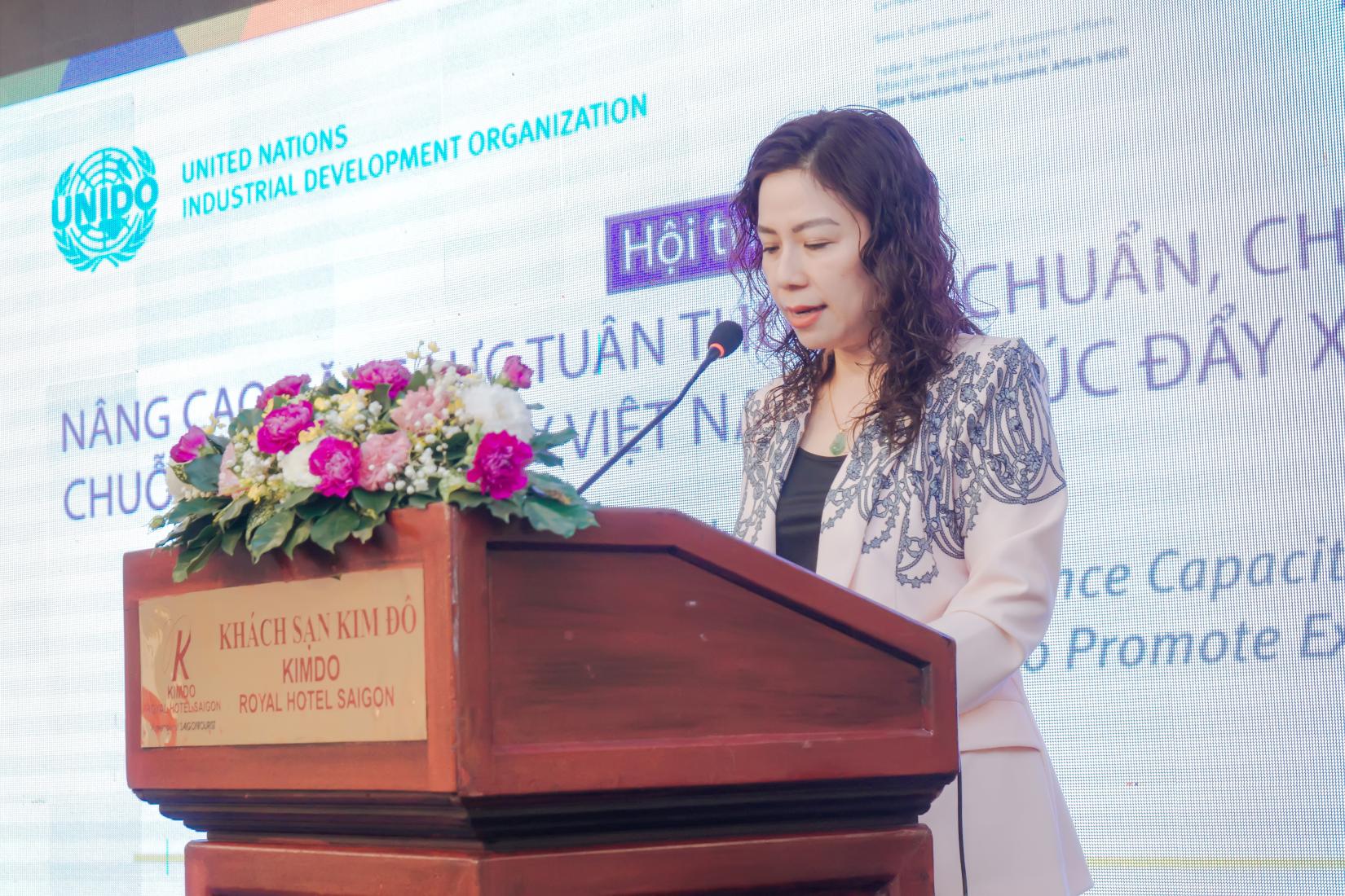 Ms. Le Thi Thanh Thao, UNIDO Representative in Viet Nam