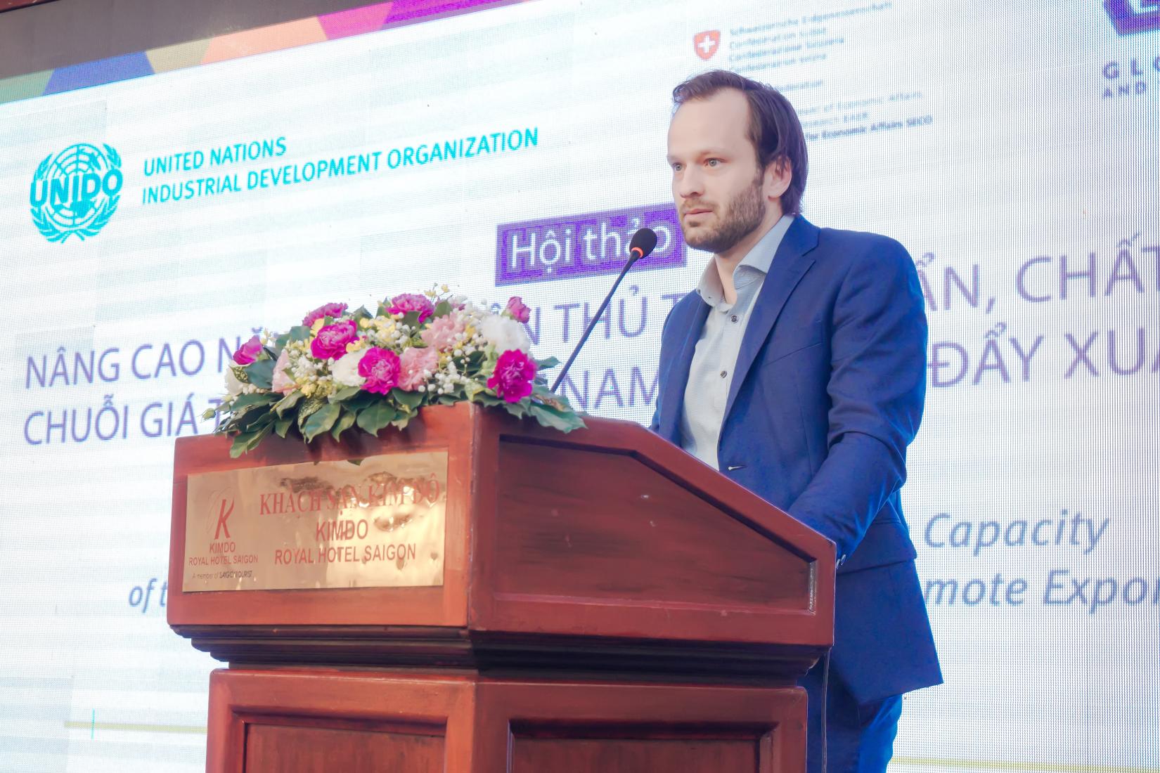 Mr. Etienne Jenni - Programme Manager of Trade Promotion, Swiss State Secretariat for Economic Affairs (SECO) Headquaters
